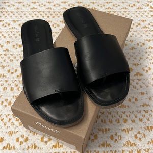 Madewell Boardwalk Post slide sandal size 9